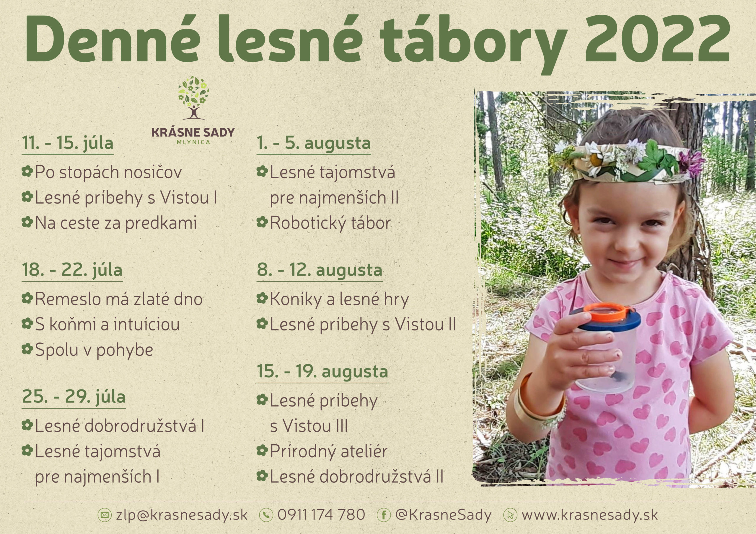 Denné letné lesné tábory