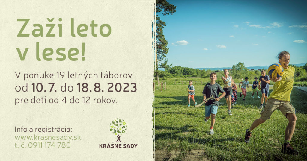 Letné detské tábory v lese Vysoké Tatry 2023