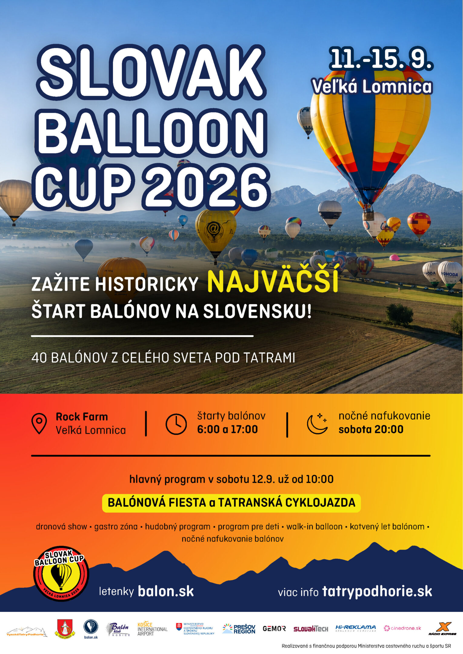 Slovak Balloon Cup a Tatranska cyklojazda